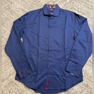 BESPOKE Men’s Large Long Sleeved Button Up Dress Shirt